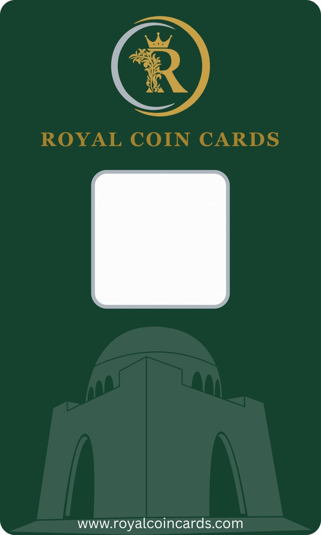 Card design theme, green heritage motif